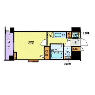 フェニックス芝アストラーレ【14階】の間取り