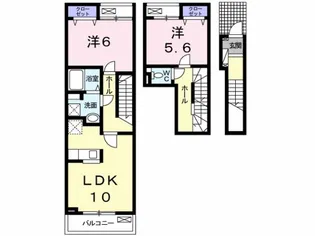 カーサファミリア【2階】の間取り