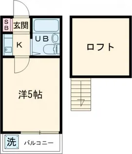 第8小野ハイム【1階】の間取り