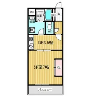 兵庫県神戸市兵庫区羽坂通3【マンション】の間取り