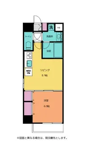 Confiar Omori【6階】の間取り