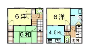 広島県福山市山手町6【一戸建】の間取り