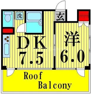 WEL FARE M【6階】の間取り