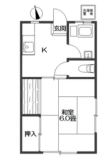 パールハイム【1階】の間取り