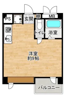 ベルトピア御殿山【3階】の間取り