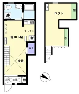 楽空【1階】の間取り