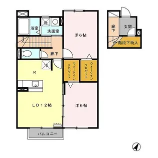 アクア【2階】の間取り