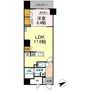 東京都江戸川区中葛西5【マンション】の間取り