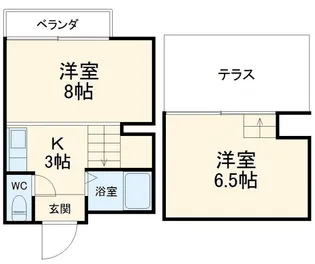 2Kの間取り画像