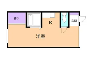 メゾン白樺【1階】の間取り