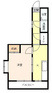 サングレースB【2階】の間取り