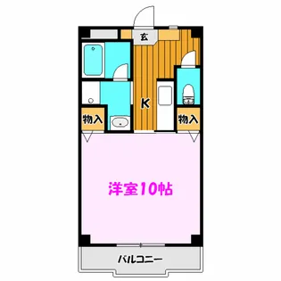 福島県郡山市富久山町久保田字乙高【マンション】の間取り