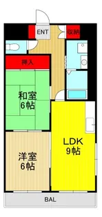 埼玉県川口市並木2【マンション】の間取り