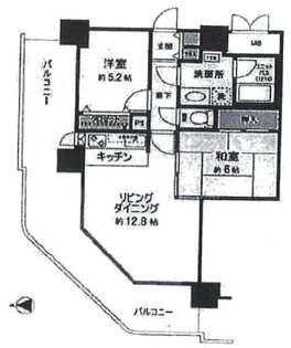 ライオンズマンション札幌スカイタワー【24階】の間取り