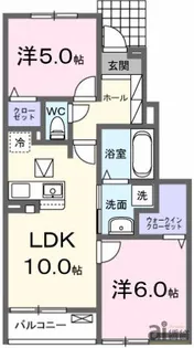 東京都練馬区石神井町4【アパート】の間取り
