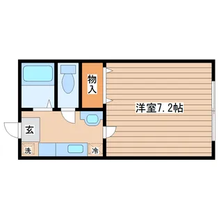 サンパレス清水【2階】の間取り