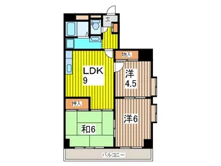 埼玉県川口市芝中田2【マンション】の間取り