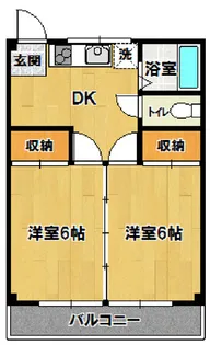 東光コーポ2【3階】の間取り