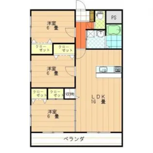 グランド・メゾン【2階】の間取り