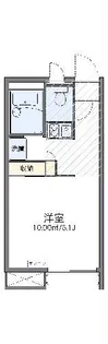 レオパレスメルシー【1階】の間取り