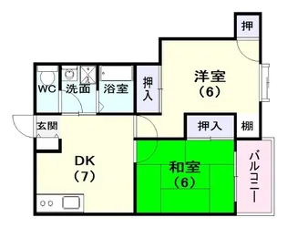 コーポひとは【3階】の間取り