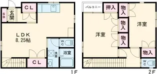 兵庫県神戸市中央区中山手通3【一戸建】の間取り