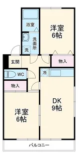 サンボナール【2階】の間取り