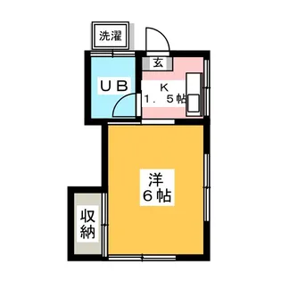 オレンジハイム【1階】の間取り