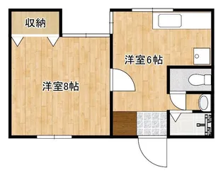 アパルトメントGARO【2階】の間取り
