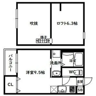 ソレイユ【2階】の間取り