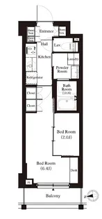 アーバンパーク江古田の森【1階】の間取り