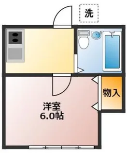 埼玉県鶴ヶ島市富士見1【アパート】の間取り