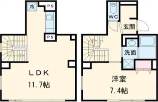 LEGALAND武蔵小山ANNEXの間取り
