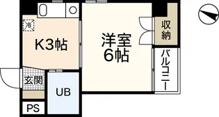 愛宕ビル【3階】の間取り