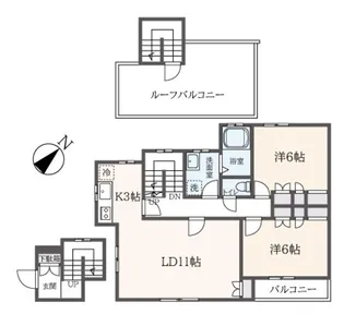 メゾンドM【3階】の間取り