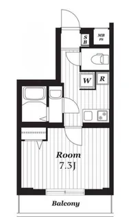 東京都板橋区常盤台3【マンション】の間取り