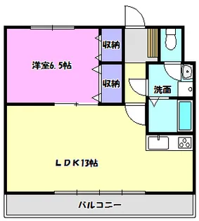ラフィーネコート【1階】の間取り