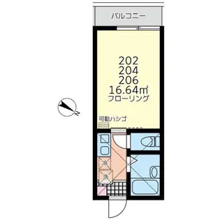 モンステラみのわ【2階】の間取り