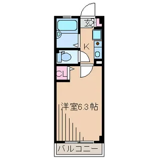 GAアーバン菊名【1階】の間取り