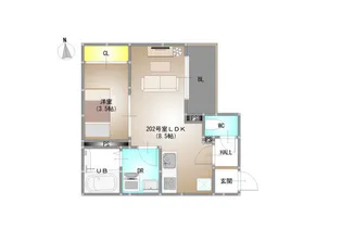 REGALEST TSUBAKI(レガリスト ツバキ)【2階】の間取り