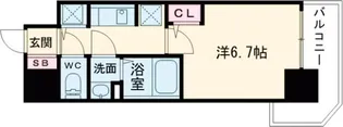 S-RESIDENCE堺湊駅前azure【4階】の間取り