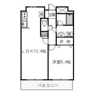 ピーノドゥーエ【1階】の間取り