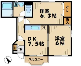 アルト・ポンテ【1階】の間取り