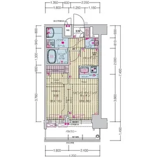 愛知県名古屋市瑞穂区瑞穂通1【マンション】の間取り