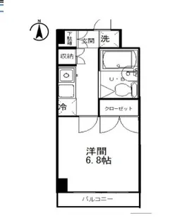 ホワイトリヴィエール【3階】の間取り