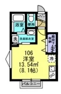 クオーレ八軒小路 EAST【1階】の間取り