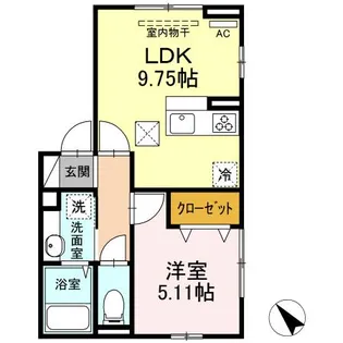 ウィスタリア永福【1階】の間取り