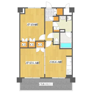 リガレーヴ【2階】の間取り