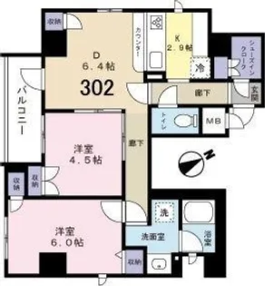 シティオ コモド【3階】の間取り