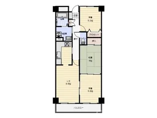 モーニングパーク朝霞【4階】の間取り